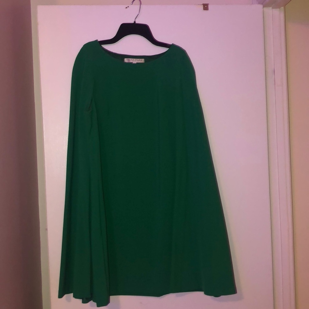 Trina Turk cape dress size 8